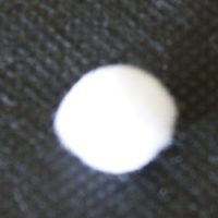 Hvid 10mm pompon (10 stk)