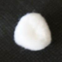 Hvid 20mm pompon (10 stk)