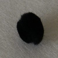 Sort 20 mm pompon(8 stk)