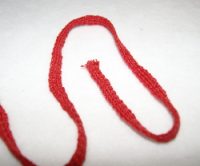 Halstørklæde 1cm bred x 1m