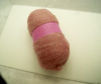 Kartet uld Lys lavendel 50 g