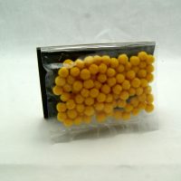 Pom pom d.6mm gul 100 stk