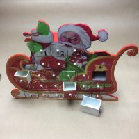 Pakkekalender af træ med små skuffer :-) - Image 5
