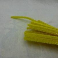 Piberenser chenille gul 6mmX30 cm