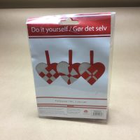 flethjerter af filt 3 stk med opskrift