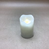 Bloklys LED-lys creme 7x5cm
