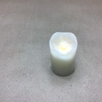 Bloklys LED-lys creme 7x5cm - Image 2